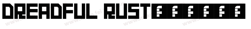 Dreadful Rust字体转换